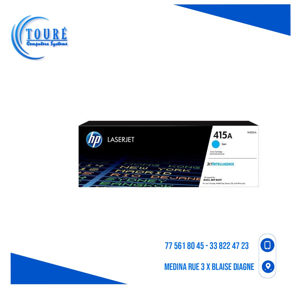 0604202669d419e3380aa.jpeg HP 415A - cyan - original - LaserJet - cartouche de toner – Image 1