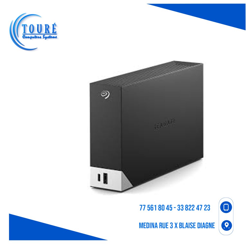0604202669d41a09a370a.jpeg DISQUE DUR EXTERNE SEAGATE 10TB ONE TOUCH HUB – Image 1