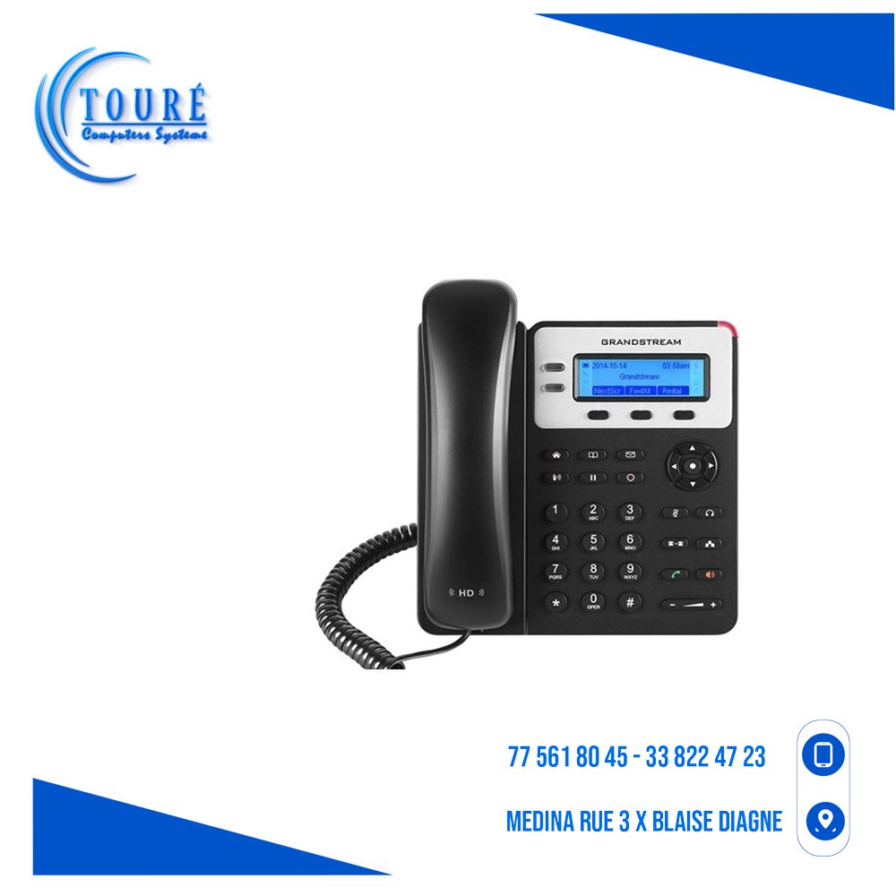 0604202669d41a12929e2.jpeg GRANDSTREAM GXP1620/1625 HD IP phone – Image 1