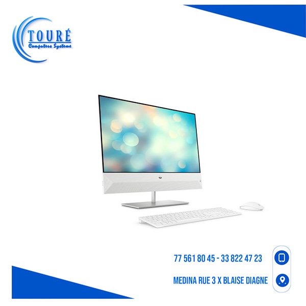 0604202669d421f974132.jpeg HP Pavilion 24-xa0096nf Tout-en-un 23.8" Intel Core i5 8 Go RAM 1 To 128 Go SSD – Image 1