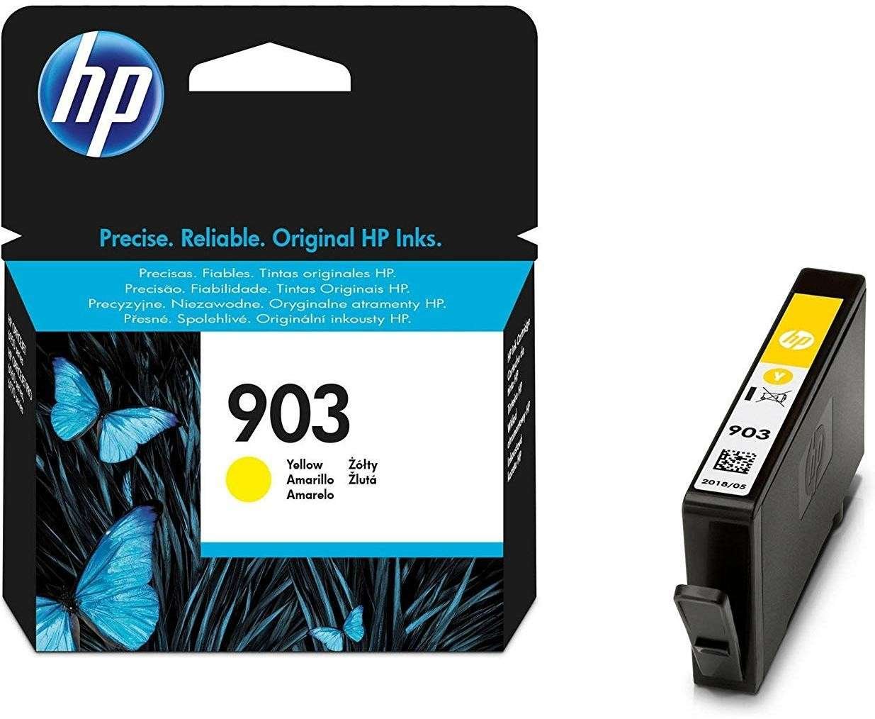 0604202669d422a17867c.jpeg HP 903 Jaune - Cartouche d'encre HP d'origine – Image 1