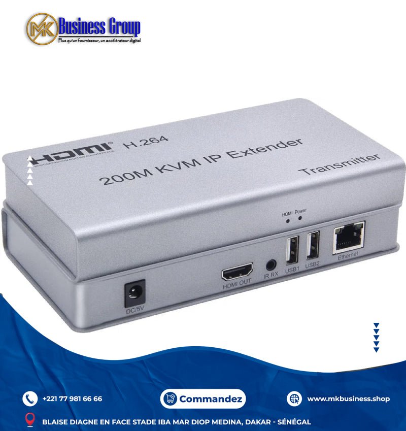IMG-0510 Extendeur HDMI 200 m KVM IP – Image 1