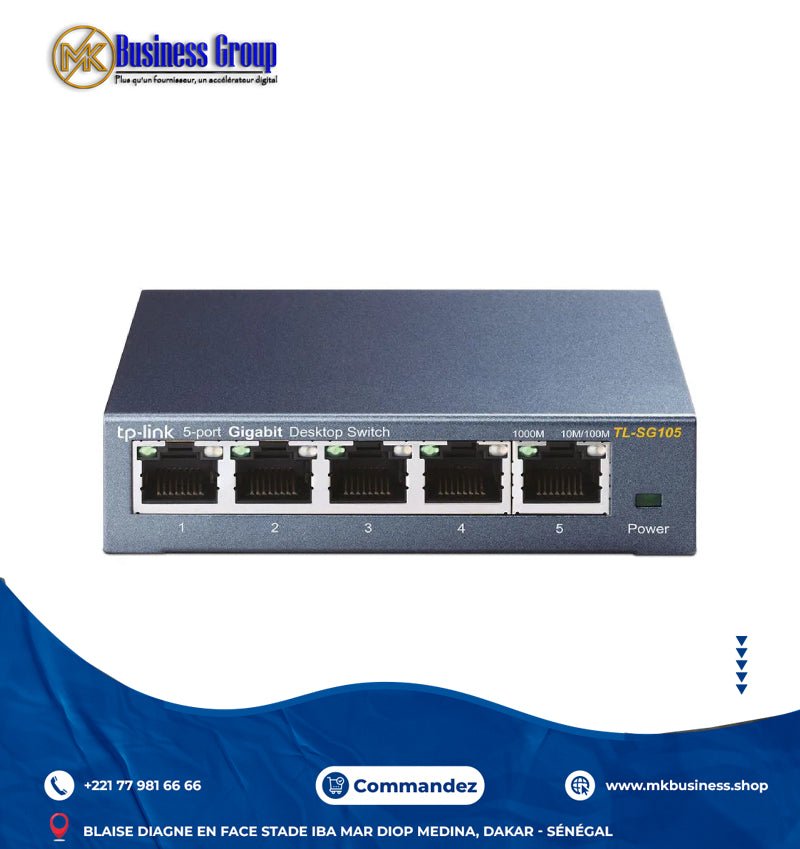 IMG-1812 Commutateur Gigabit de bureau TP-Link TL-SG105 – Image 1