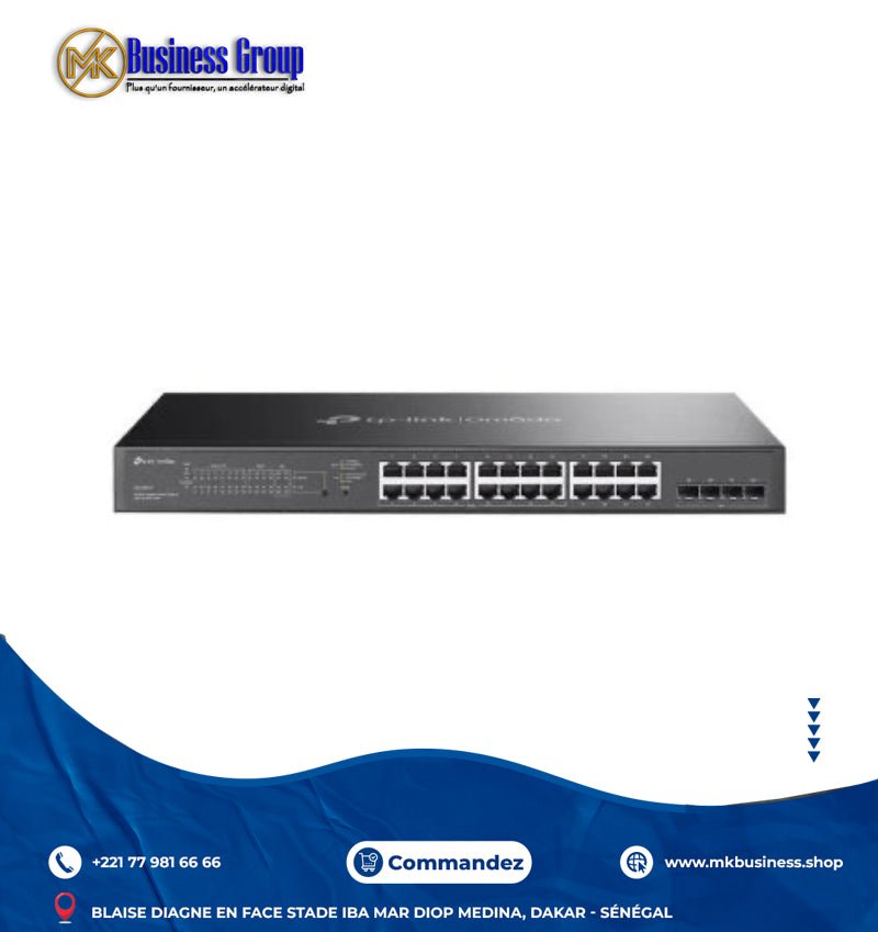 IMG-9119 Switch 28 ports Gigabit Omada avec 24 ports PoE – Image 1